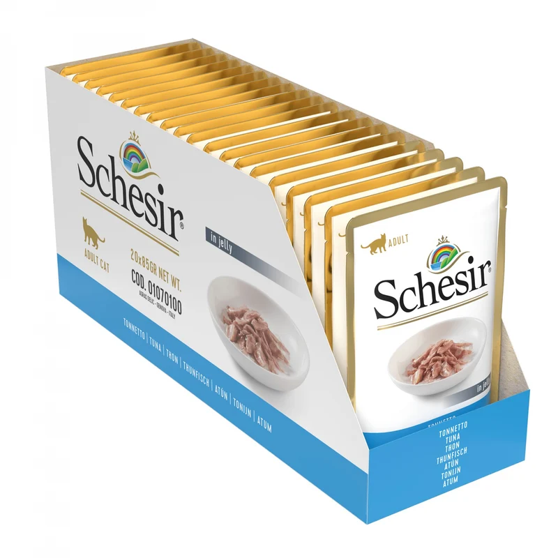 Schesir Sachets Pâtées en gelée Adult - 20 x 85 g