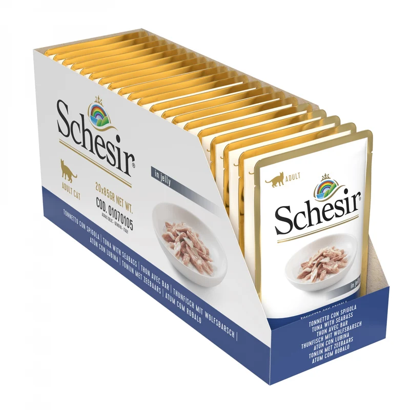 Schesir Sachets Pâtées en gelée Adult - 20 x 85 g