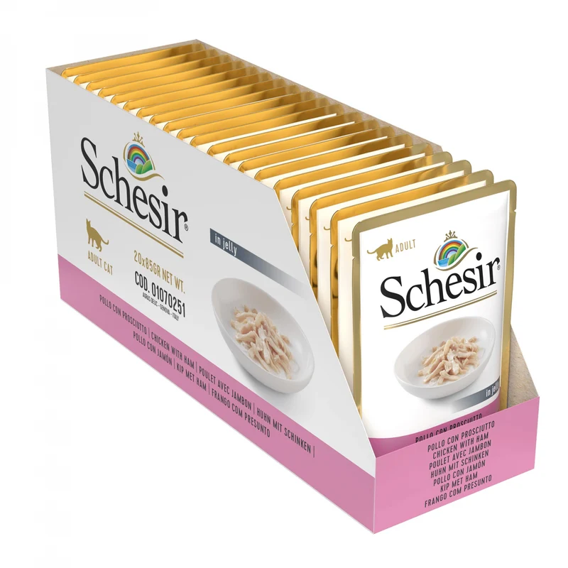 Schesir Sachets Pâtées en gelée Adult - 20 x 85 g