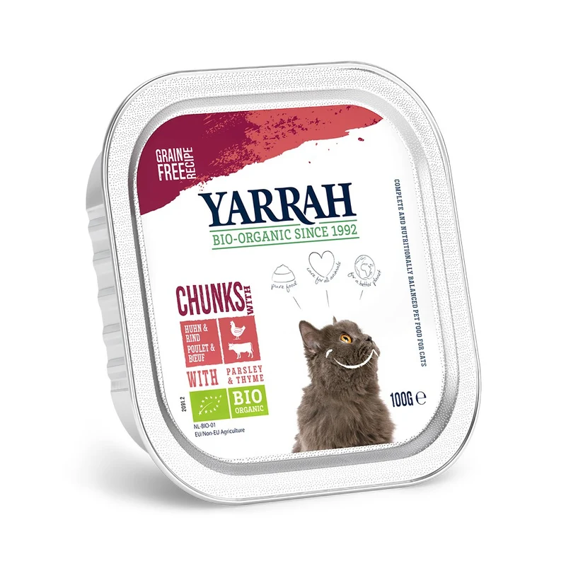Yarrah bouchées bio sans céréales - Lot 16 x 100g