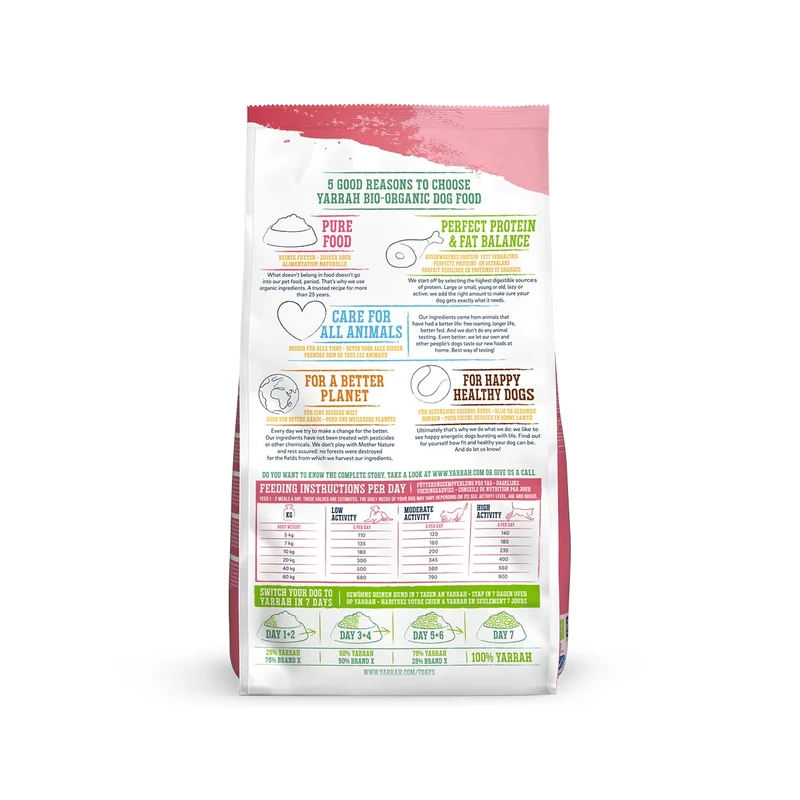 Yarrah croquettes bio pour chien sensible