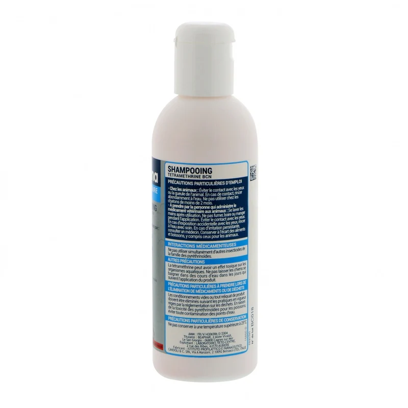 Shampooing tétraméthrine BCN