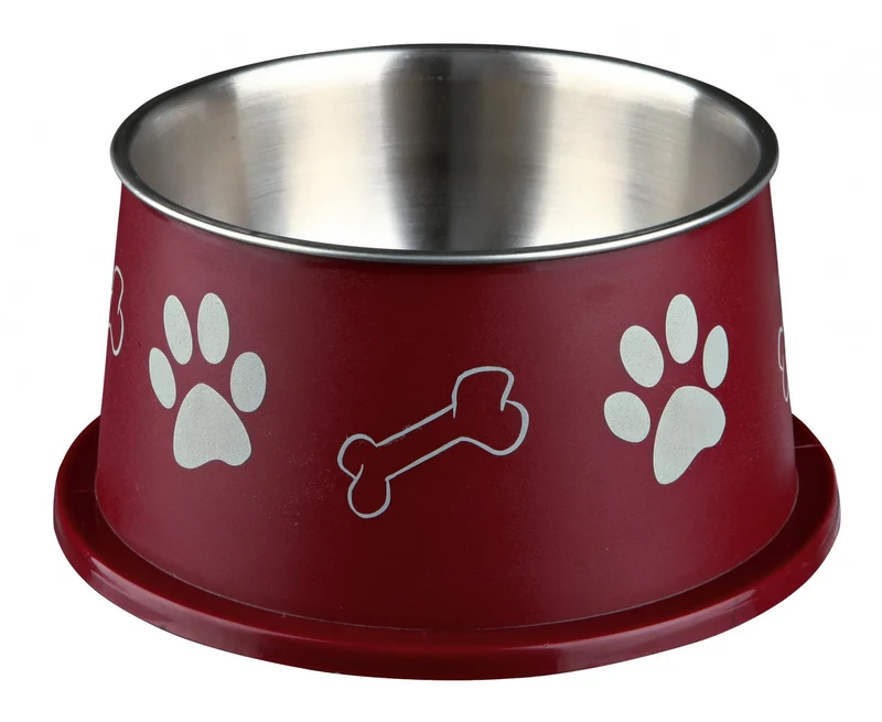 Gamelle inox Pattes pour chien - Longues oreilles