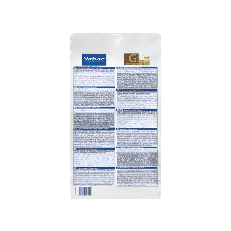 VIRBAC VETERINARY HPM Diététique Gastro Digestive Support Chat