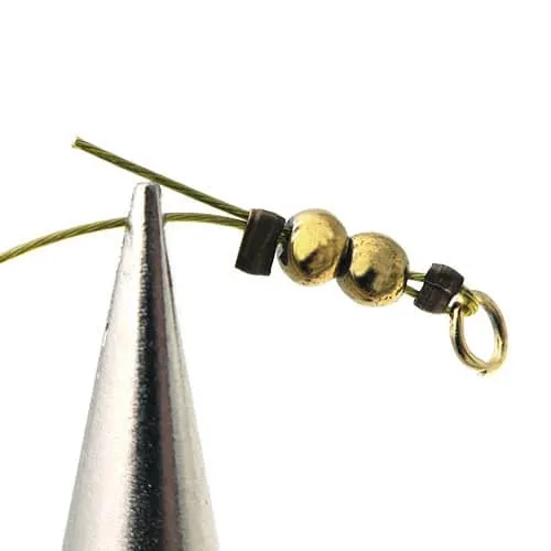 5 g Env. 370 perles à écraser bronze 2 mm