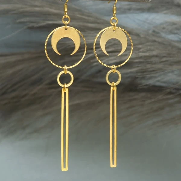 20 anneaux ronds fermés effet gaufré 20 mm en laiton brut