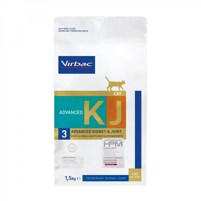 VIRBAC VETERINARY HPM Diététique Advanced Kidney Joint