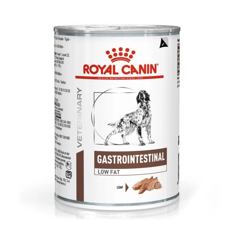ROYAL CANIN Veterinary Gastrointestinal Low Fat en mousse - Pâtée pour chien