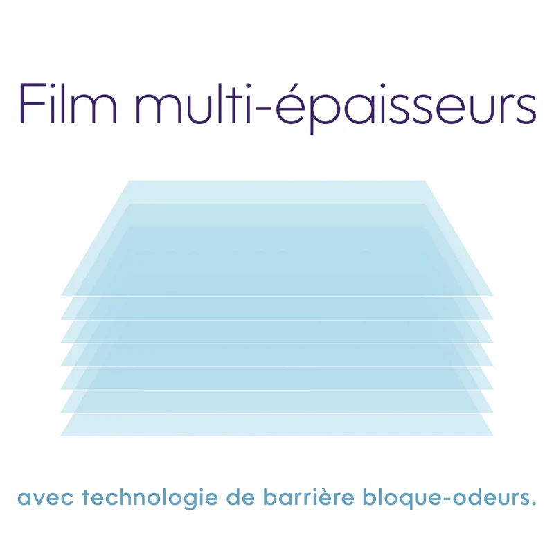 Recharge octogonale pour poubelle Litter Locker Fashion & Litter Genie