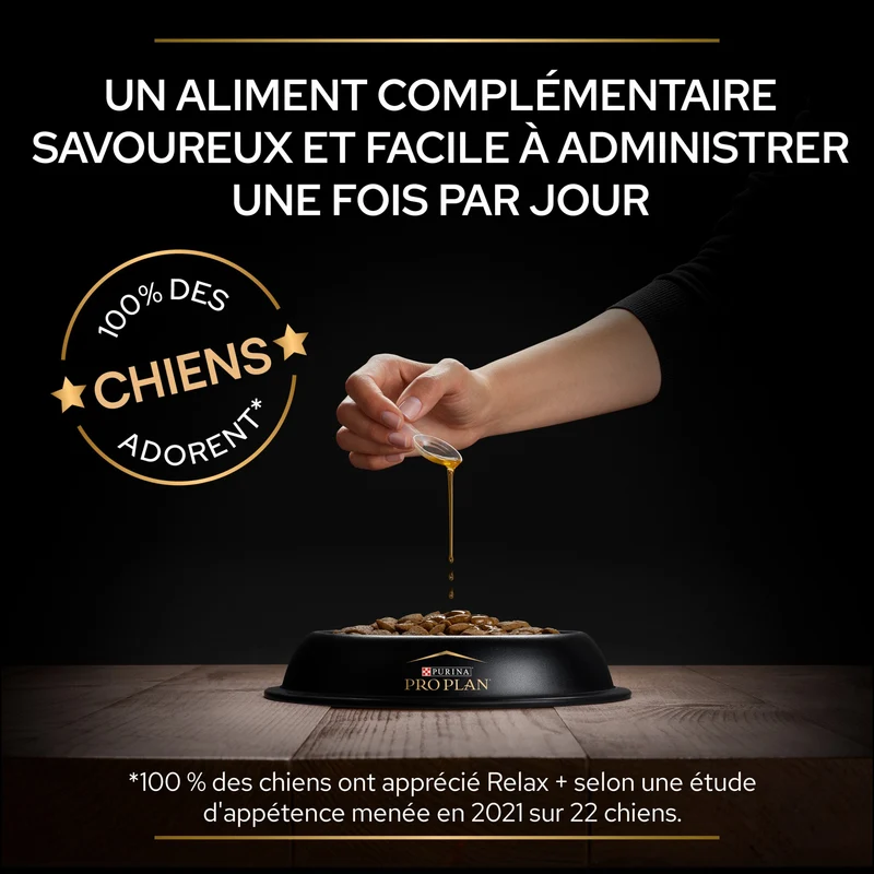 PRO PLAN Relax+ en huile - Aliment complémentaire pour chien