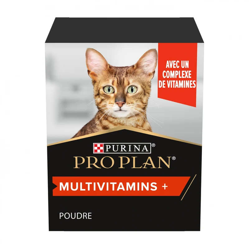 PRO PLAN Multi Vitamins+ en poudre - Aliment complémentaire pour chat