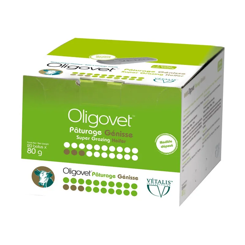 OLIGOVET PATURAGE GENISSE 20 BOLUS