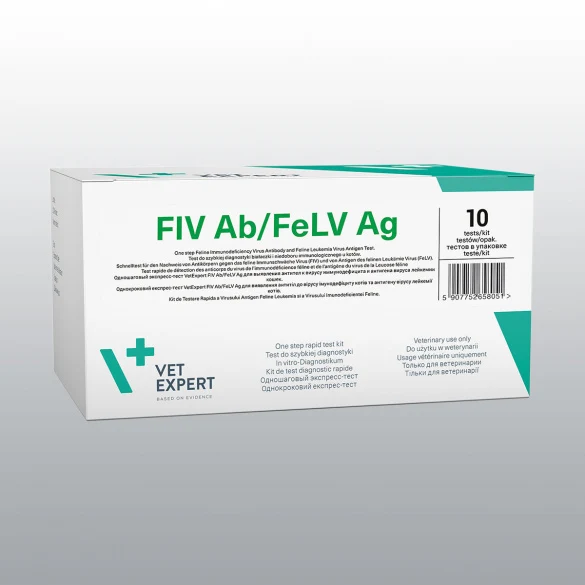 TEST VETEXP FIV AB/FELV AG X10TESTS