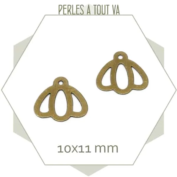 15 breloques bronze clochettes