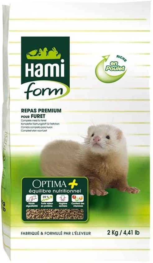 Repas premium optima pour furet