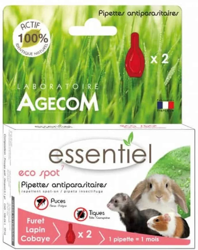 Eco spot n°7 - Pipette antiparasitaire lapins et furets