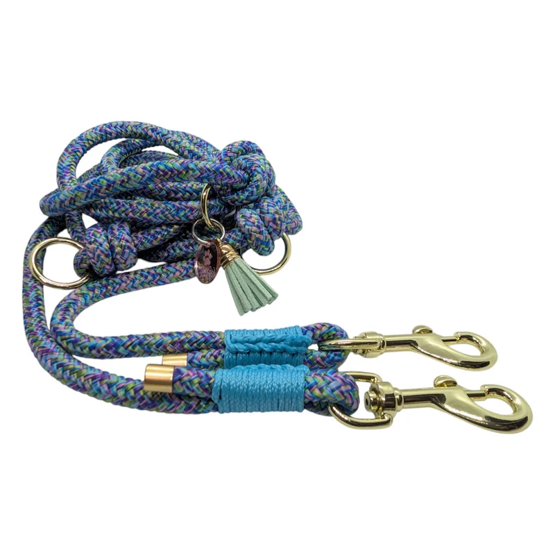 Laisse 3 Points MERMAID Bleu 8mm OR