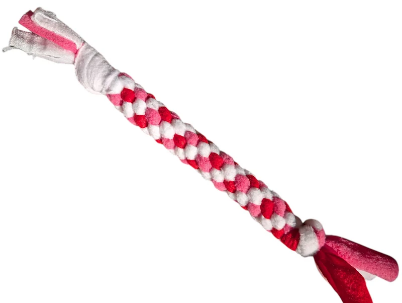 Tug polaire Blanc rose rouge pour chien