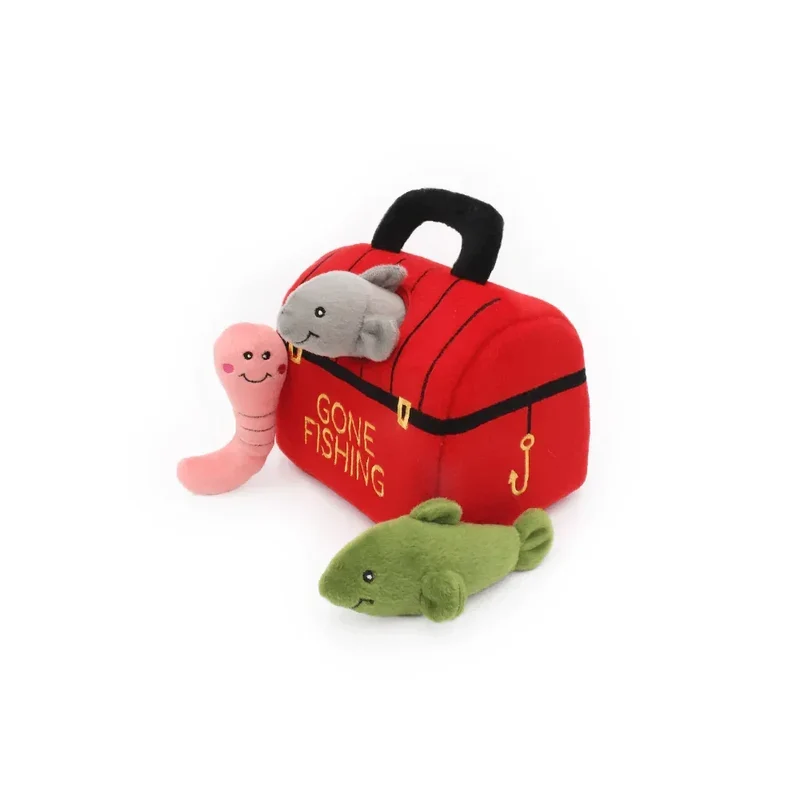 Peluche de flair Gone Fishing 🎣 - Jouet d'occupation pour chien – ZippyPaws® Burrow™