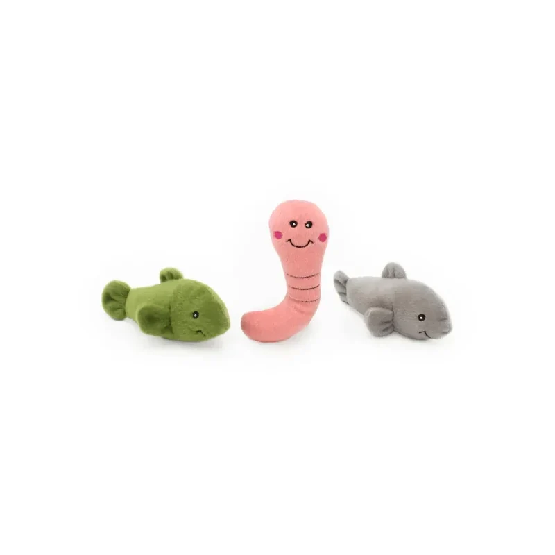 Peluche de flair Gone Fishing 🎣 - Jouet d'occupation pour chien – ZippyPaws® Burrow™