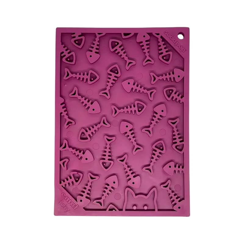 Tapis de léchage Fishy – eMat mini pour chien et chat – Sodapup®