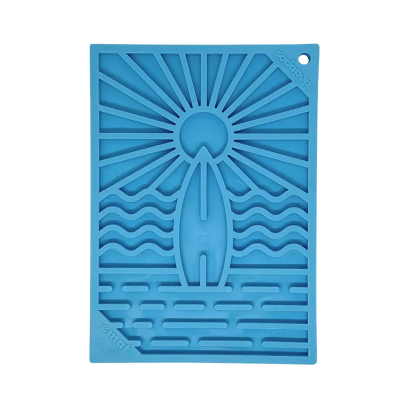 Tapis de léchage Surf – eMat mini pour chien et chat – Sodapup®