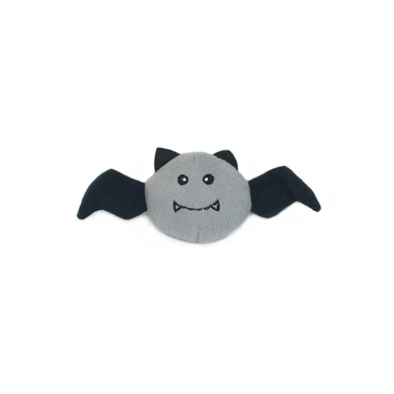 Peluche de flair Citrouille et Chauves-souris – Jouet d'occupation pour chien – ZippyPaws® Burrow™