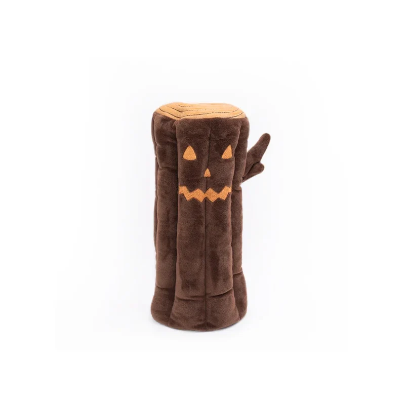 Peluche de flair XXL Bûche hantée 🪵🐿️ - Jouet d'occupation pour chien – ZippyPaws® Burrow™ Haunted Log