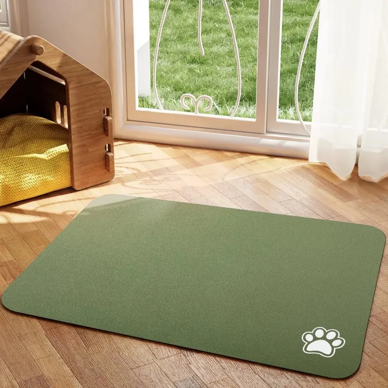 Tapis sous gamelle chien