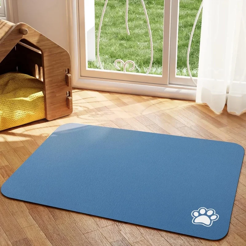Tapis sous gamelle chien