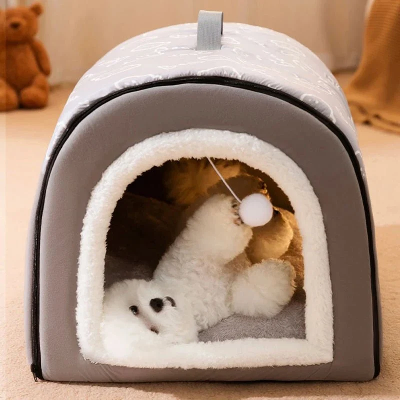Panier fermé pour petit chien