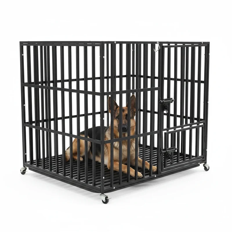 Cage extérieur et intérieur pour chien