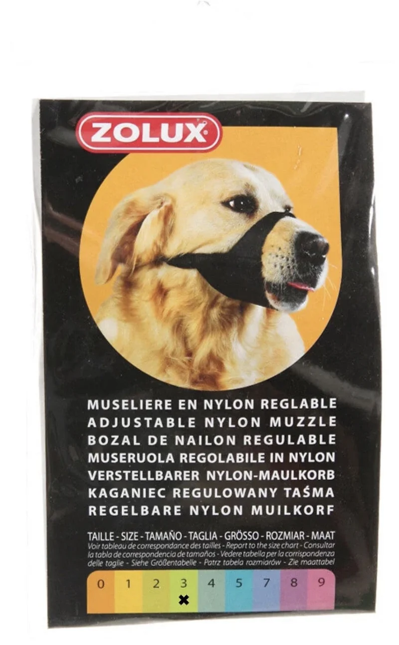 Museliere en nylon pour chien Zolux