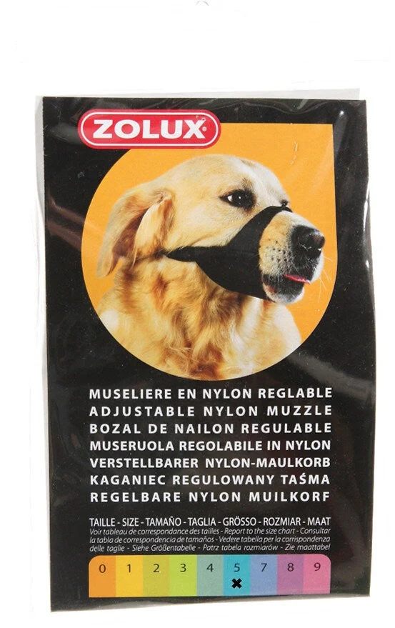 Museliere en nylon pour chien Zolux