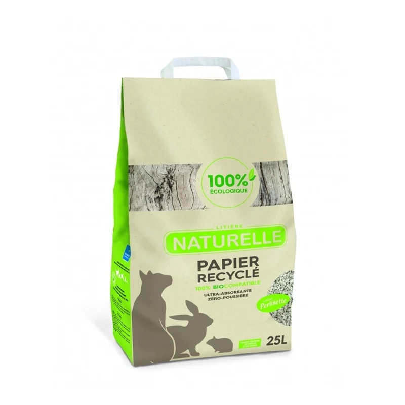 Litière Perlinette - Papier recyclé