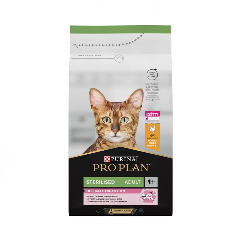 PRO PLAN Delicate Digestion Sterilised Adult au Poulet - Croquettes pour chat