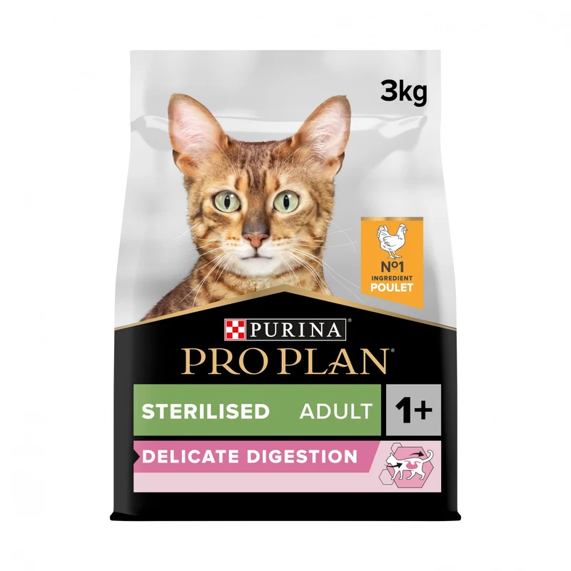 PRO PLAN Delicate Digestion Sterilised Adult au Poulet - Croquettes pour chat