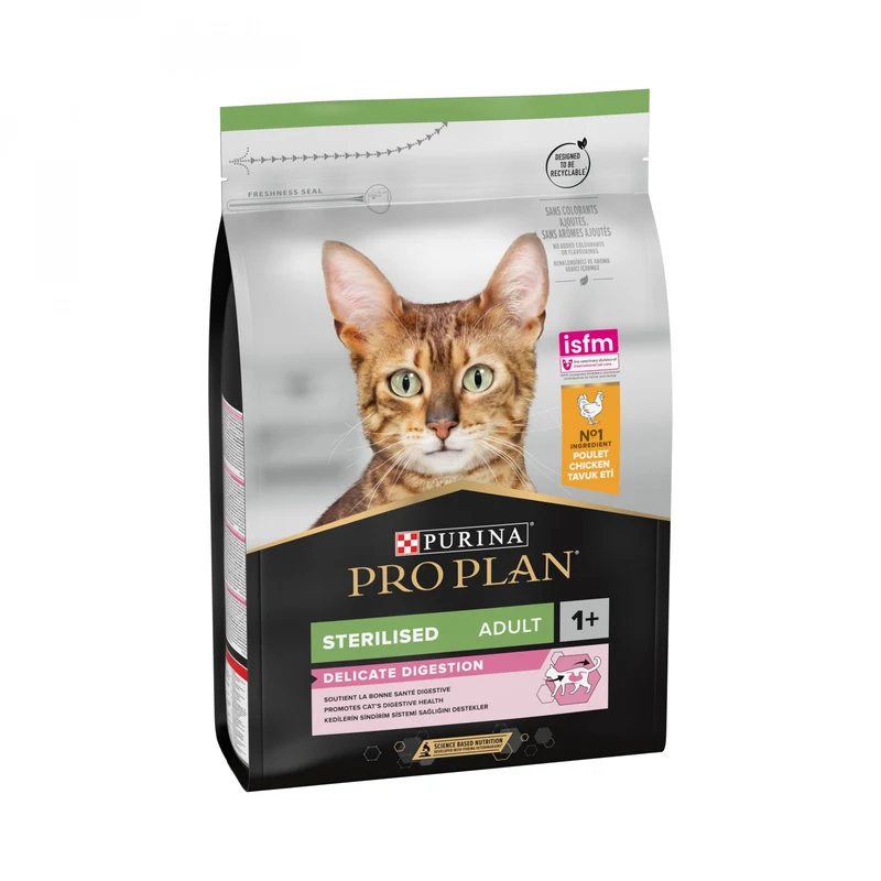 PRO PLAN Delicate Digestion Sterilised Adult au Poulet - Croquettes pour chat