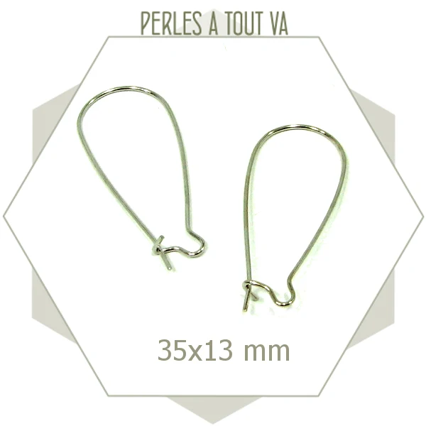 12 longues dormeuses en acier inoxydable 35 mm