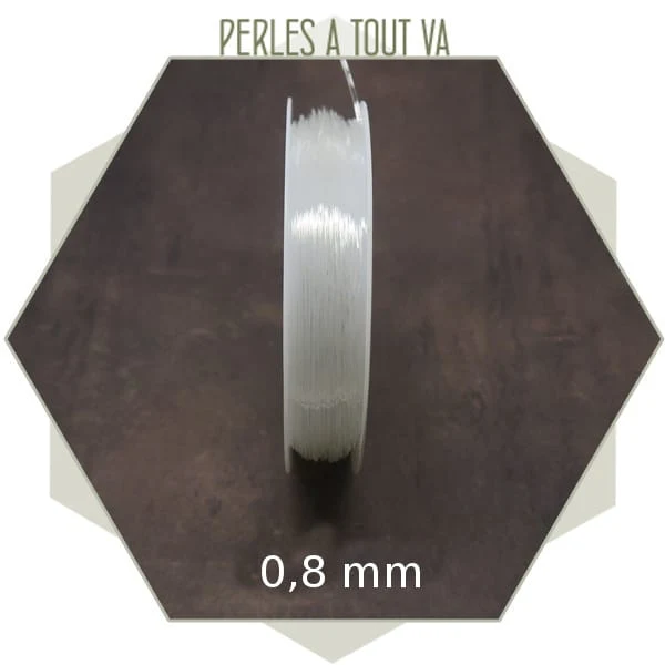 40 m de fil élastique 0,8 mm