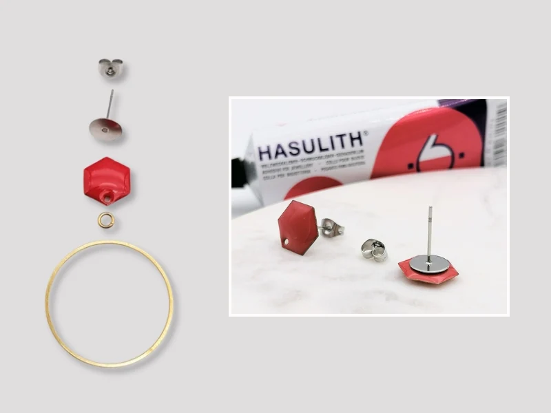 Colle Hasulith verre, métaux, bois, etc pour bijoux fantaisie