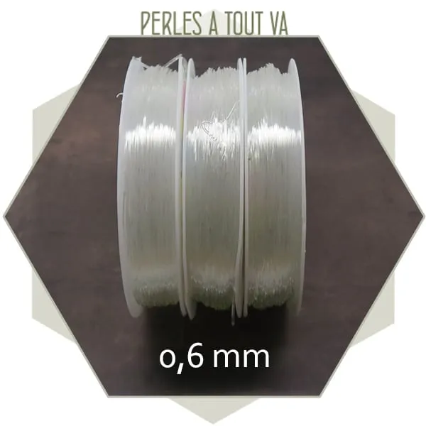 70 m de fil élastique 0,6 mm