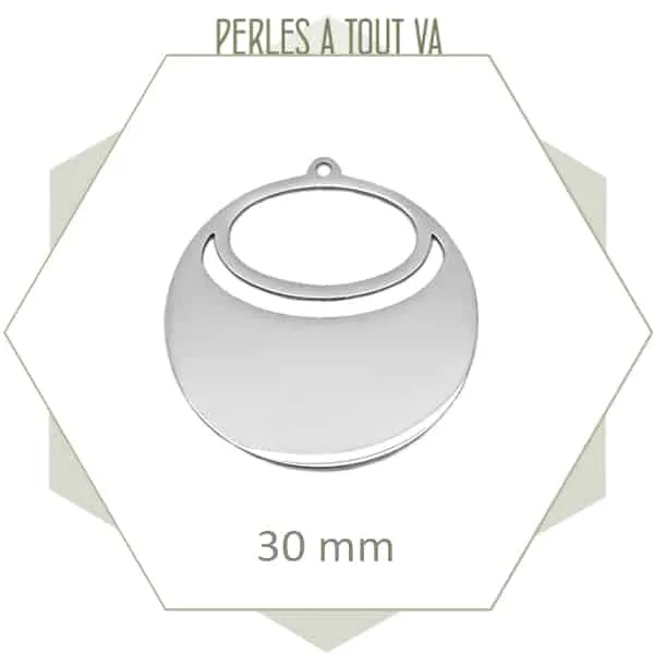 4 breloques raven en acier inoxydable