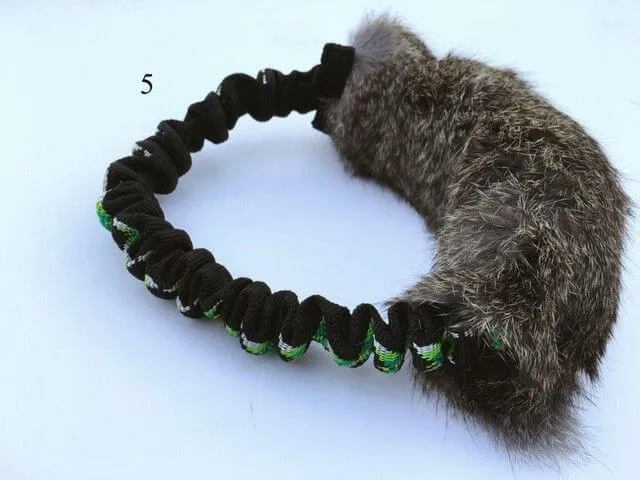 Jouet Flexipets - Fourrure Rabbit anse circulaire