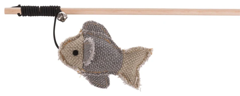 Jouet scandinave pour chat Be Nordic canne à pêche avec poisson