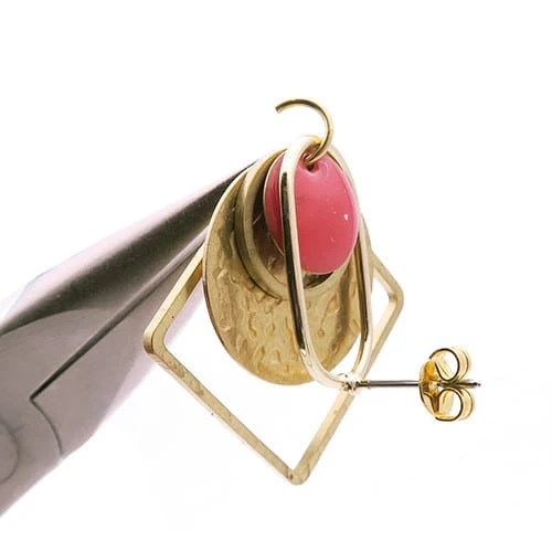 10 g d'anneaux de jonction 6 mm (env. 200 pièces) en laiton brut