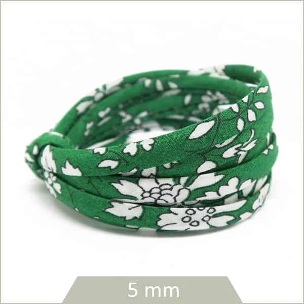 1 m de cordon Liberty Capel vert 5 mm
