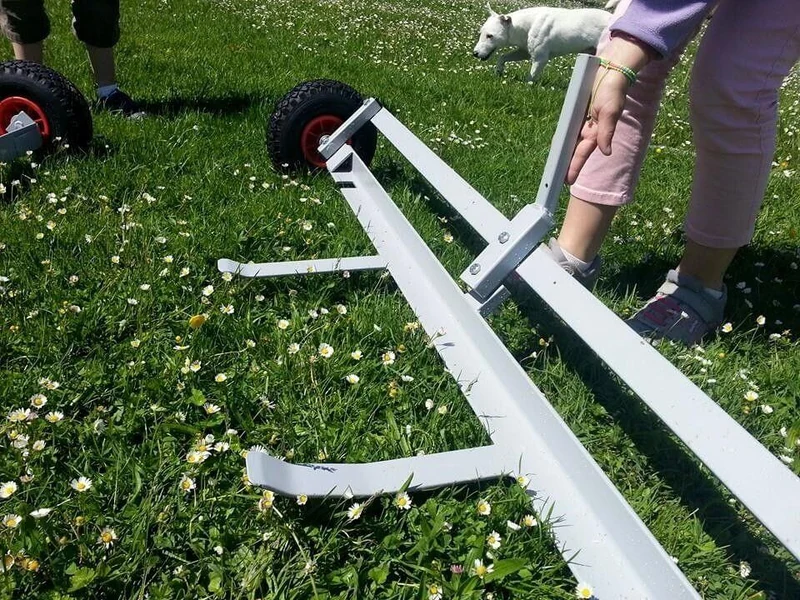 Bouge toit pour palissade d'Agility