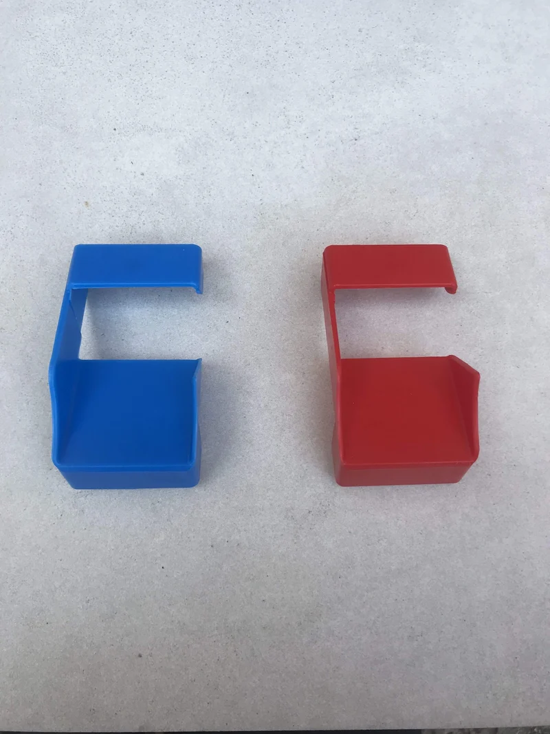 Taquets en PVC pour haie aluminium ou galvanisée