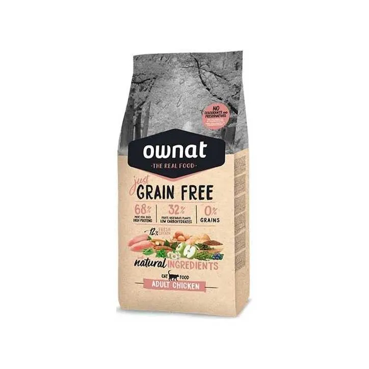 Ownat Just adult chicken croquettes pour chat DLUO dépassée